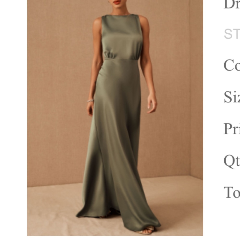 BHLDN Beckett maxi dress